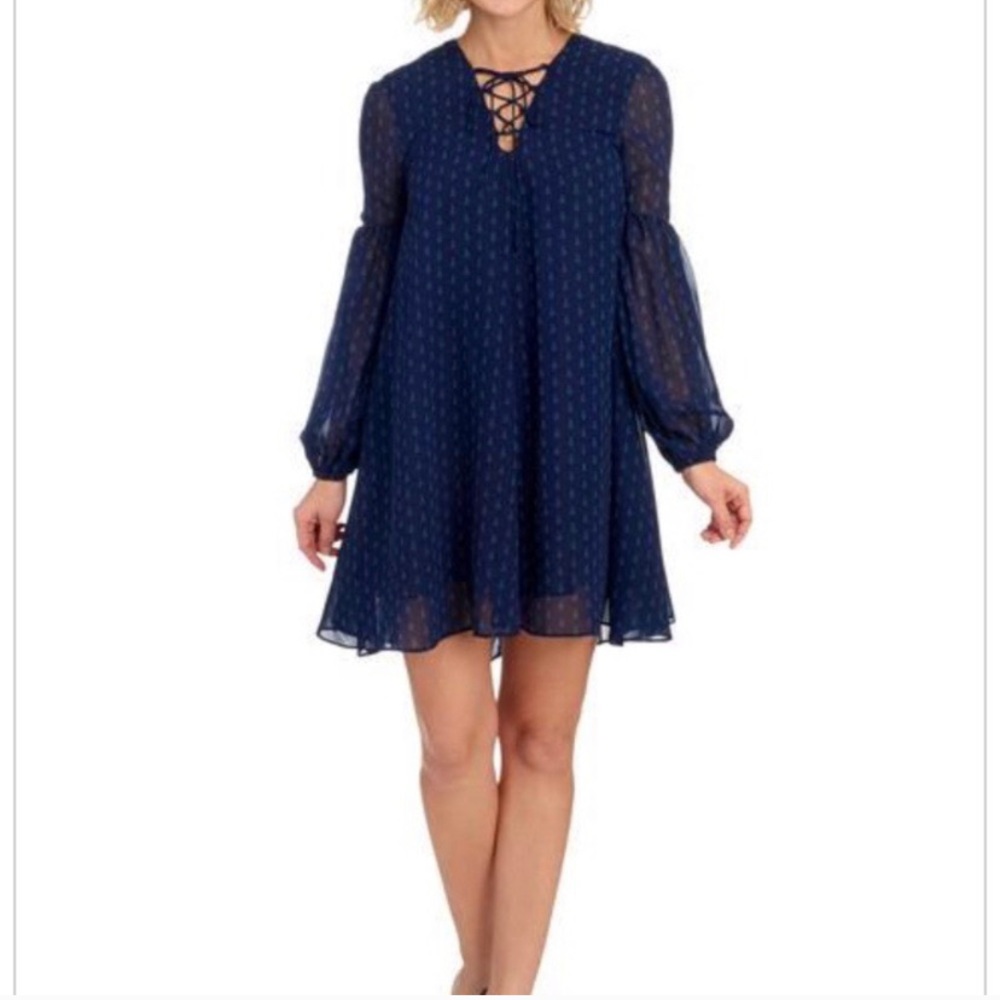 JACHS Girlfriend Printed Shift Dress